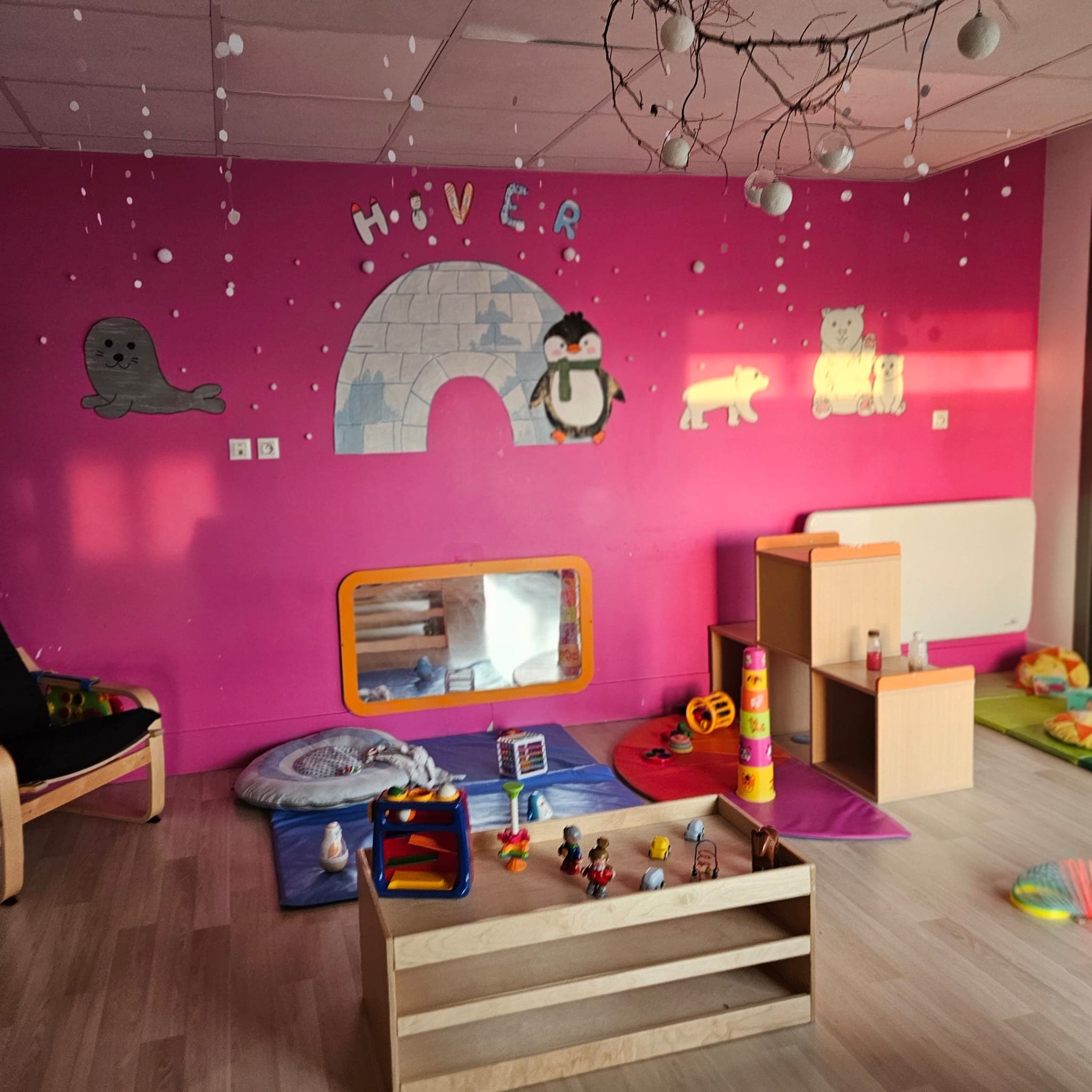 Espace de repos et d'éveil pour les tout-petits