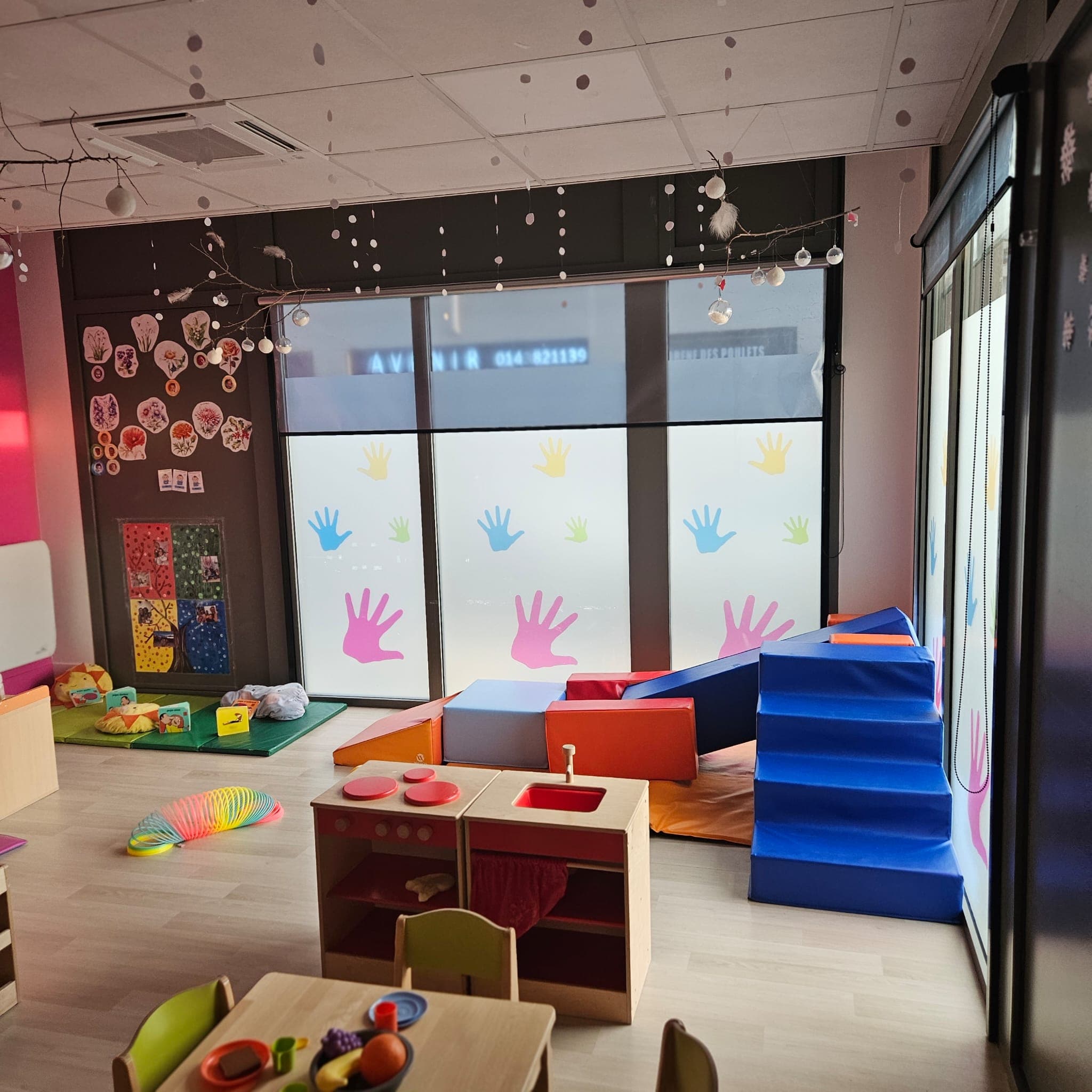 Zone d'activités de la salle principale